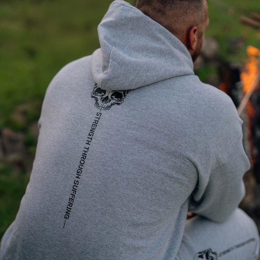Strength Through Suffering Hoodie - Sport Gray