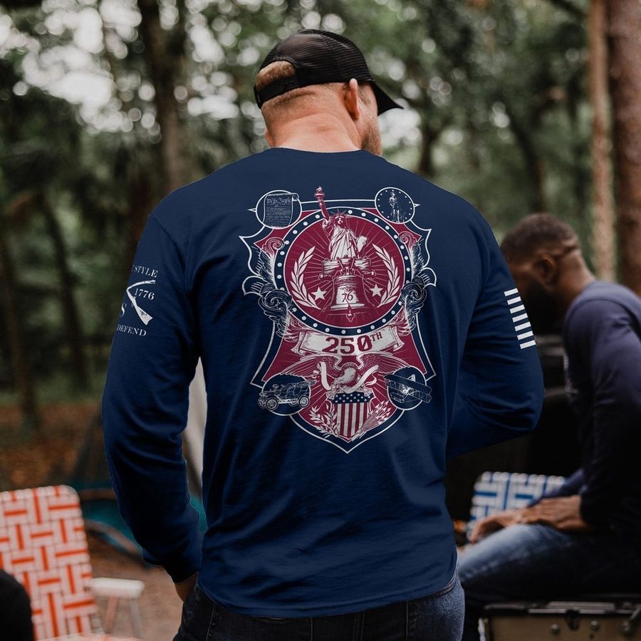 250th Commemorative Long Sleeve - Navy