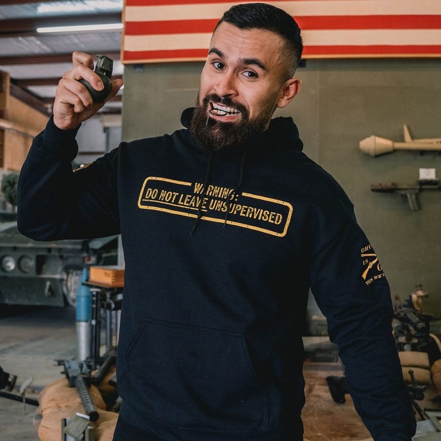 Needs Supervision Hoodie - Black