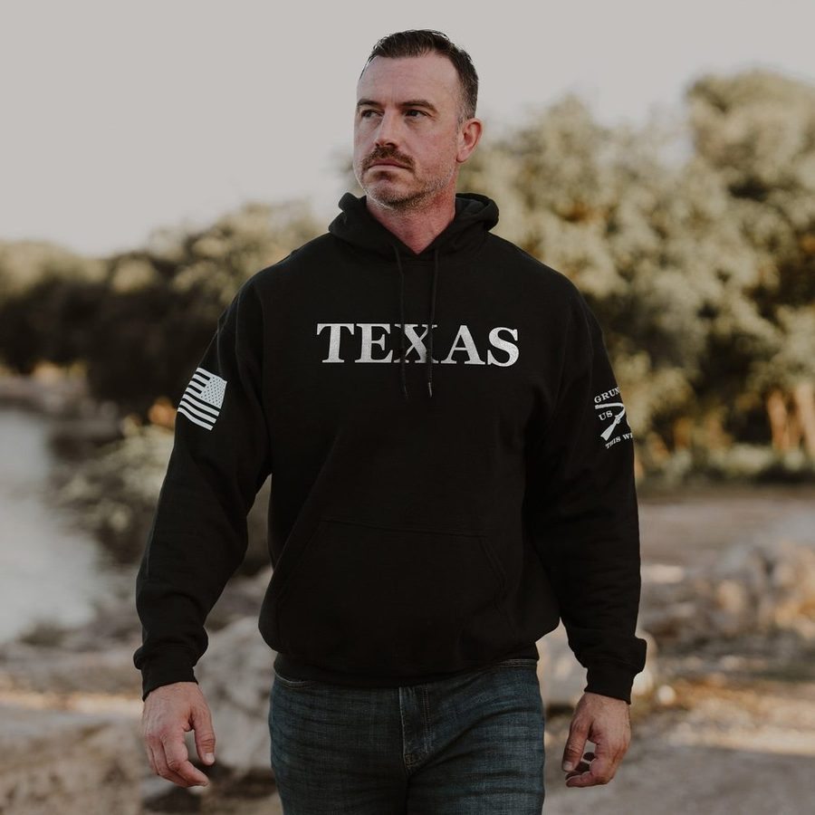 Texas Defined Open Carry Hoodie - Black