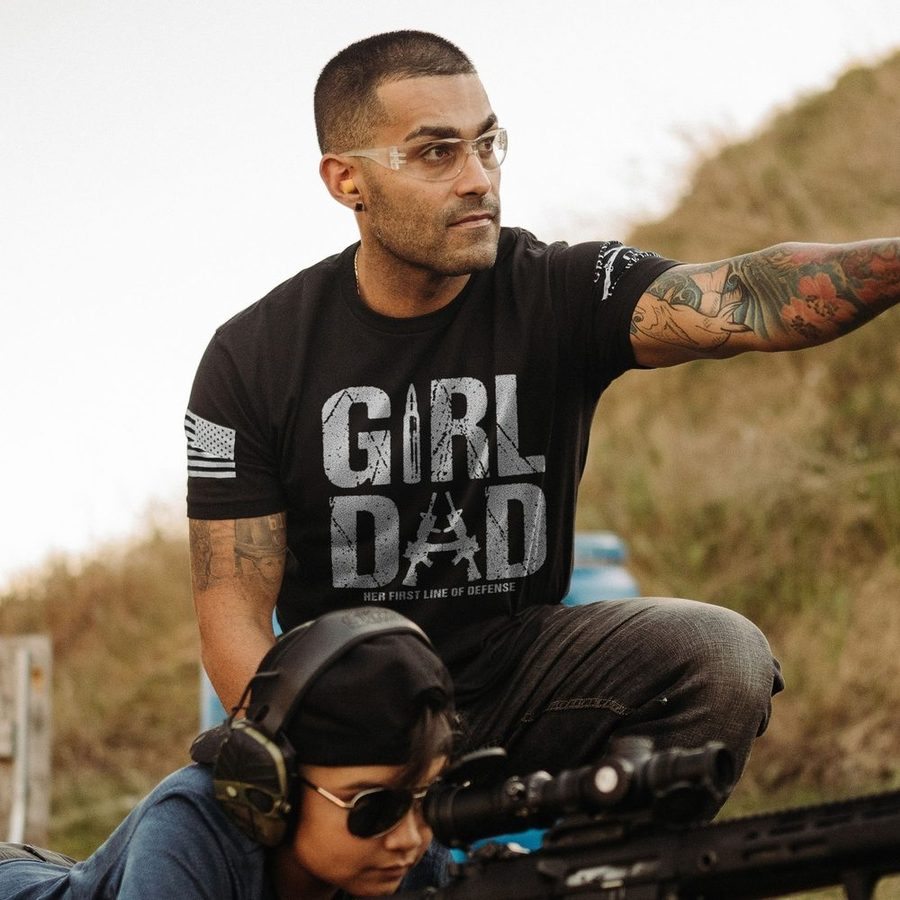 Girl Dad T-Shirt - Black