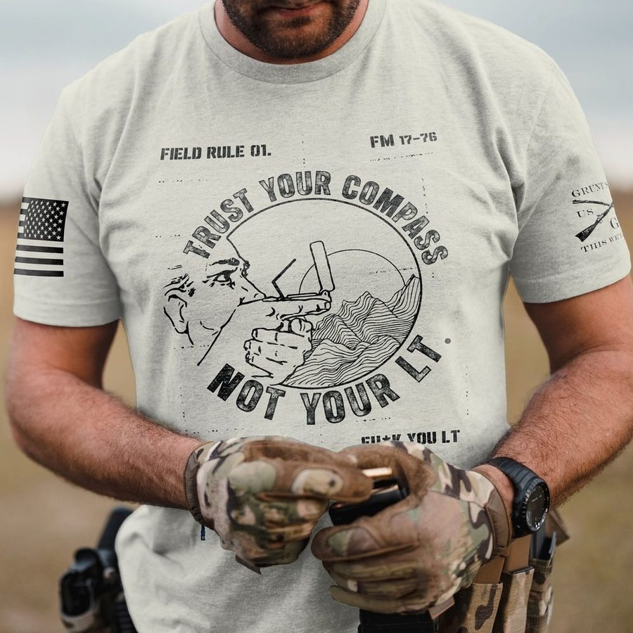 Trust Your Compass T-Shirt - Sand