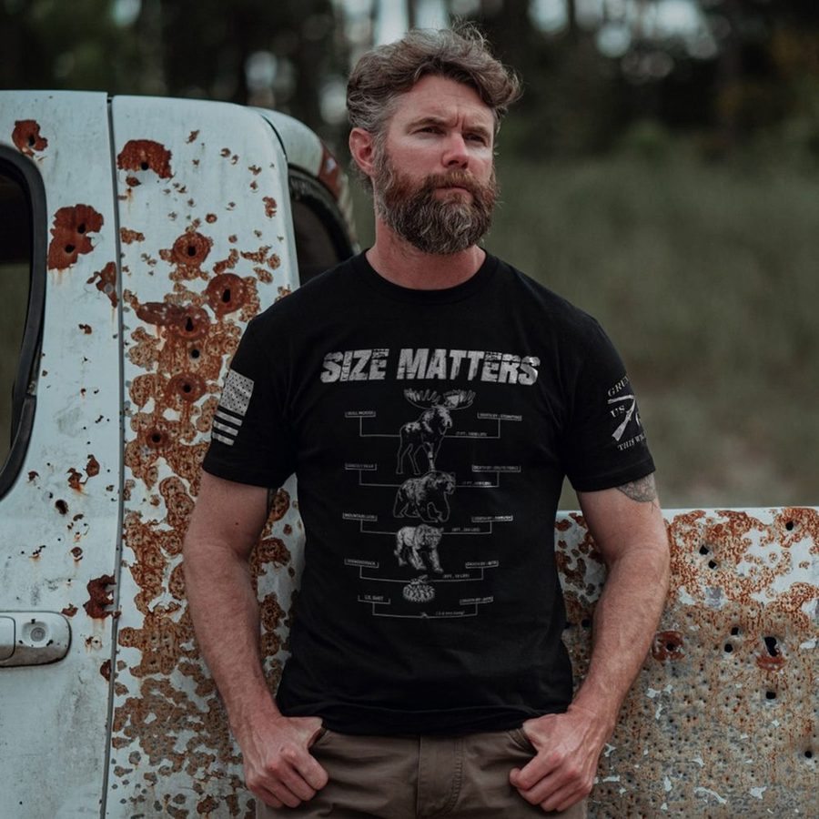 Game Size Matters T-Shirt - Black