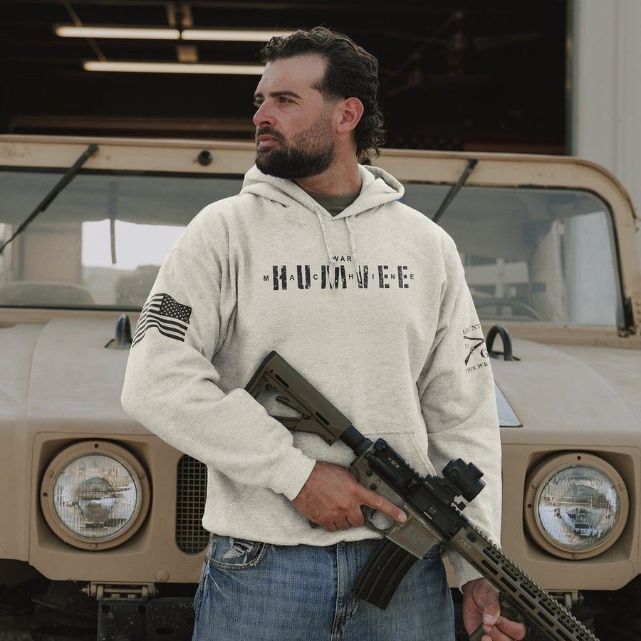 War Machine Hoodie - Sand