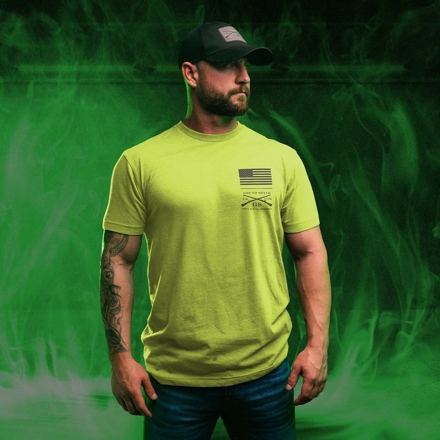 I Am Become Death T-Shirt - Safety Green