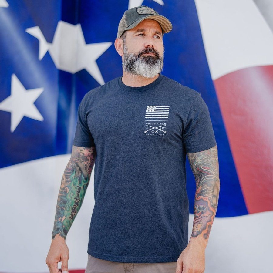 Even Divided T-Shirt - Midnight Navy