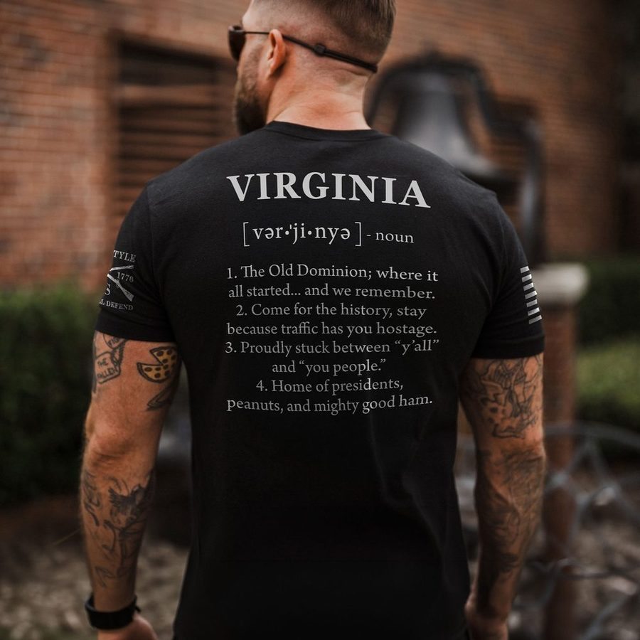 Virginia Defined T-Shirt - Black