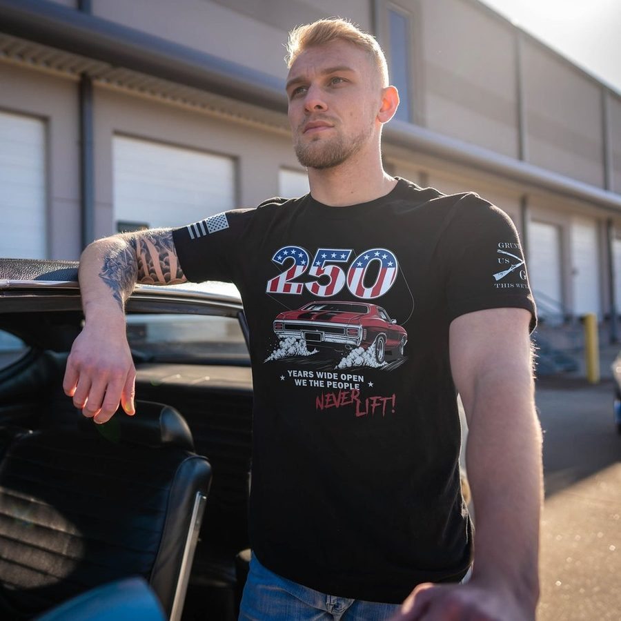 250 Years Wide Open T-Shirt - Black