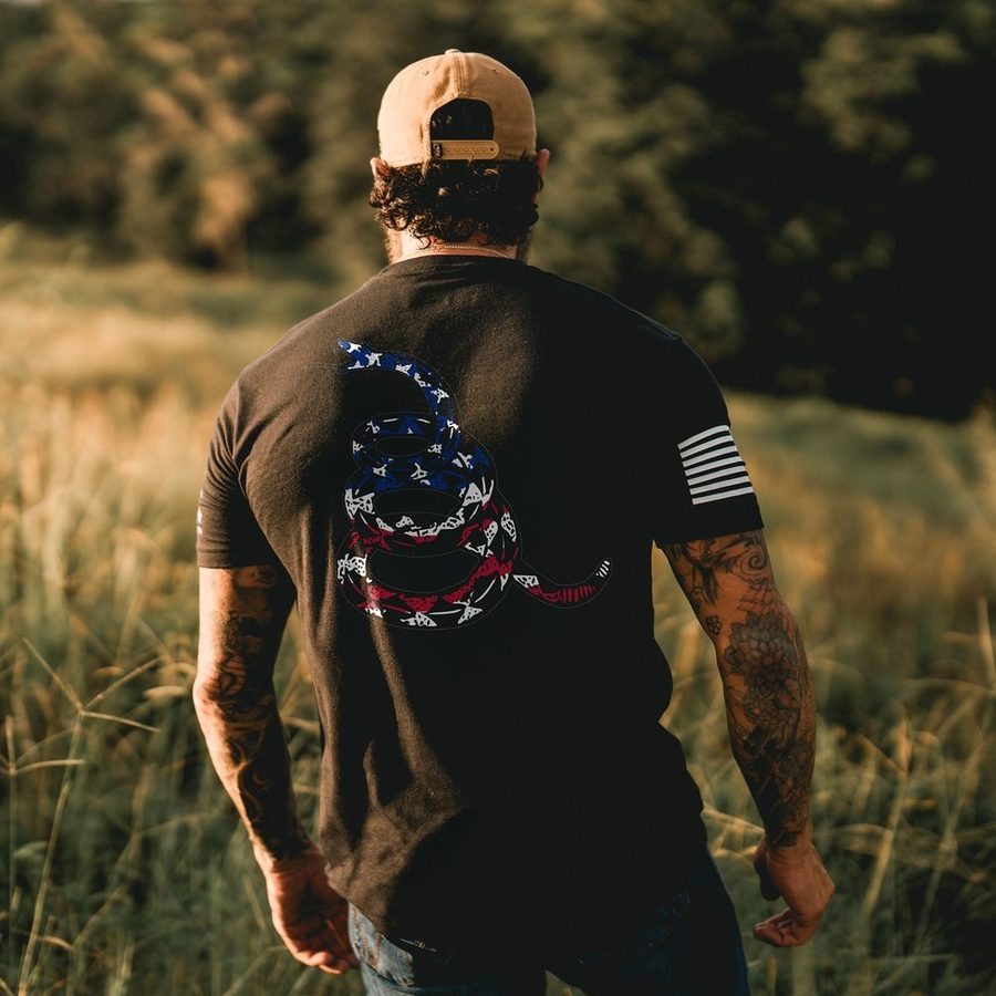 Freedom Gadsden T-Shirt - Black