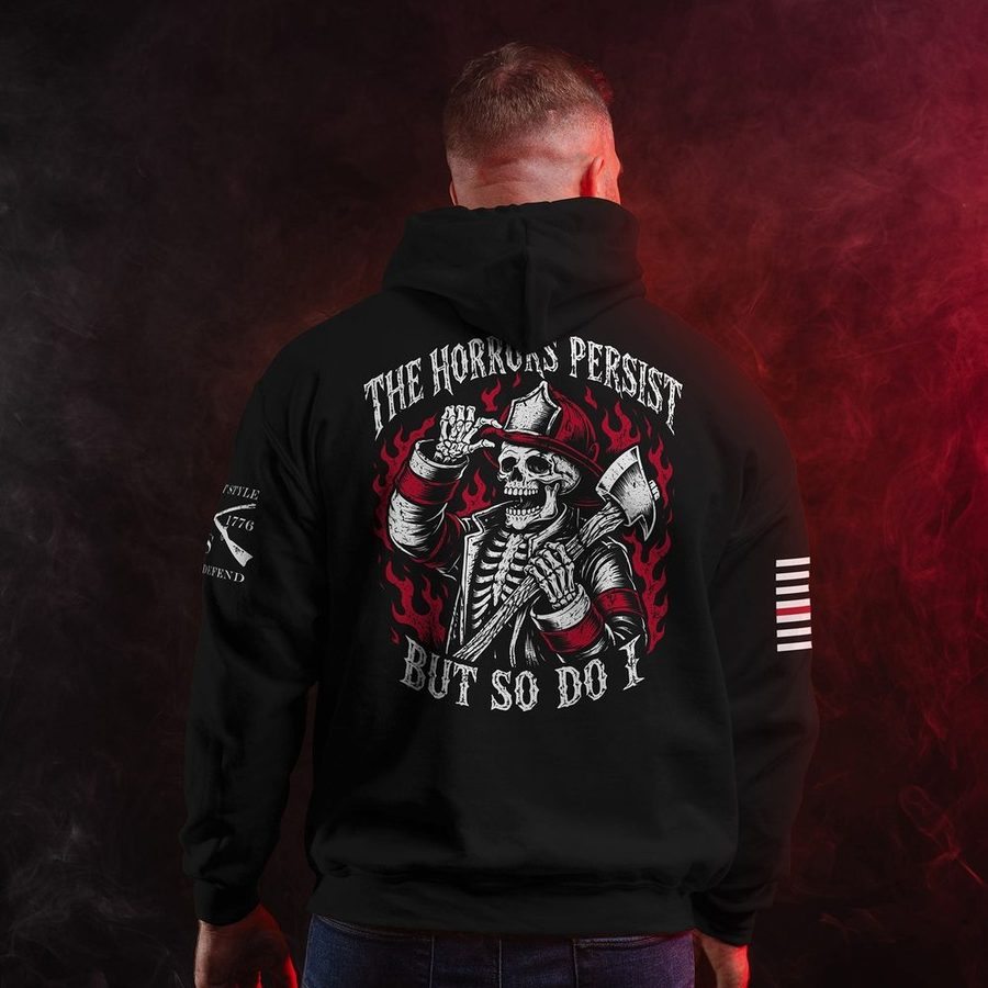 The Horrors Persist Hoodie - Black