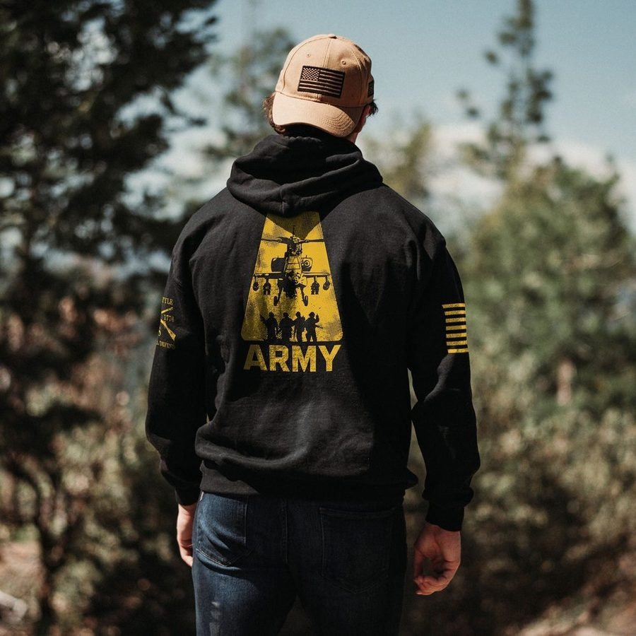 Army A-Team Hoodie - Black