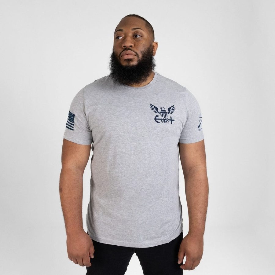 USN - Nautical Traveler T-Shirt - Athletic Heather
