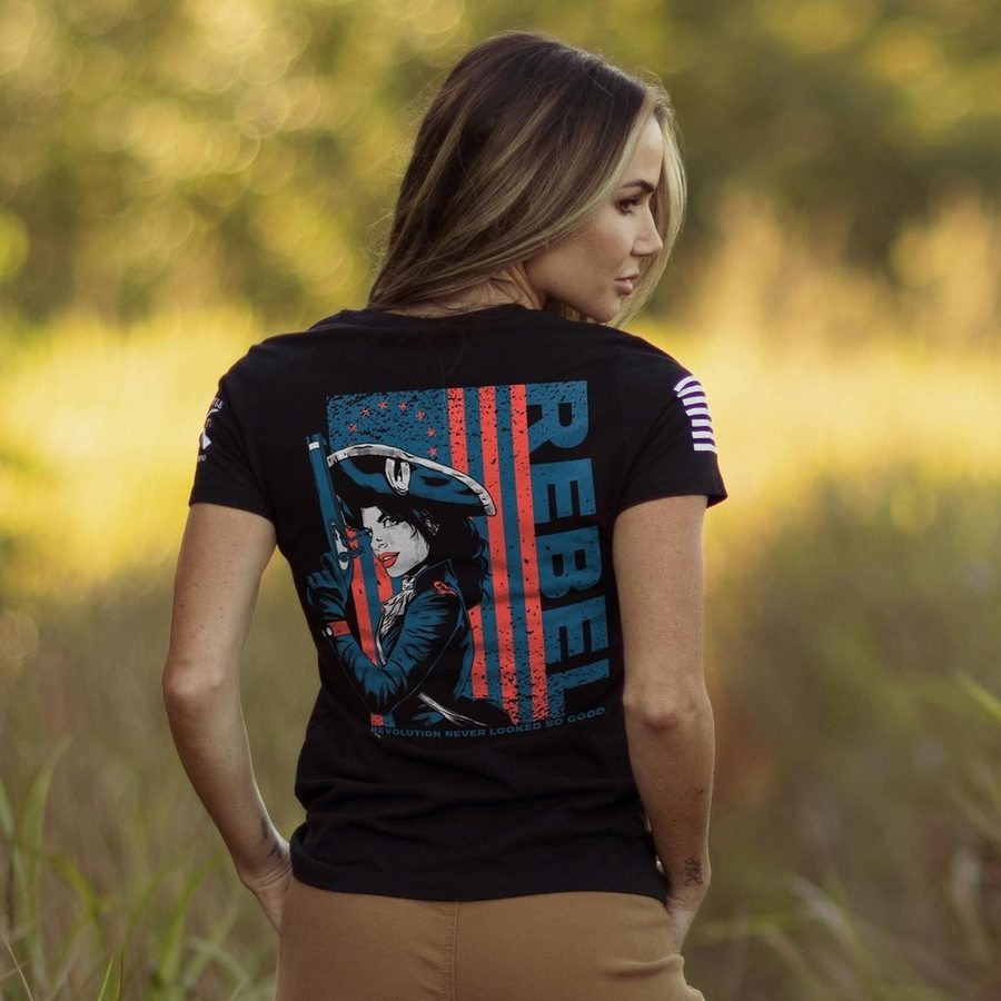 Women's Rebel Slim Fit T-Shirt - Black