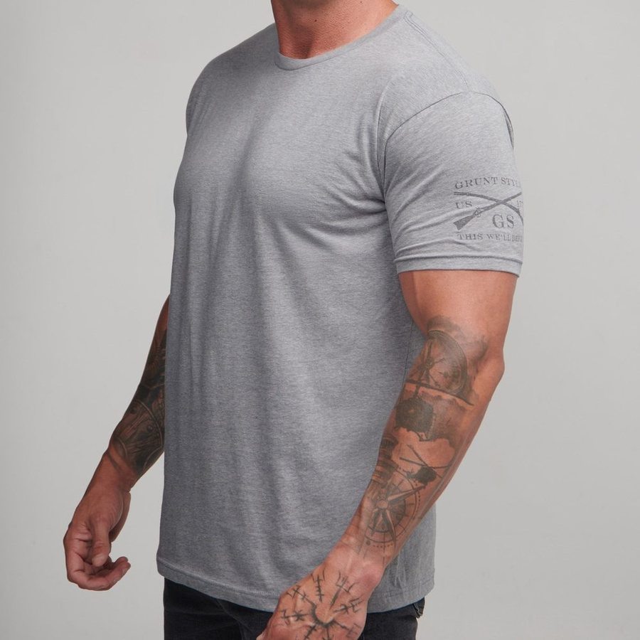 Basic T-Shirt - Dark Heather Grey
