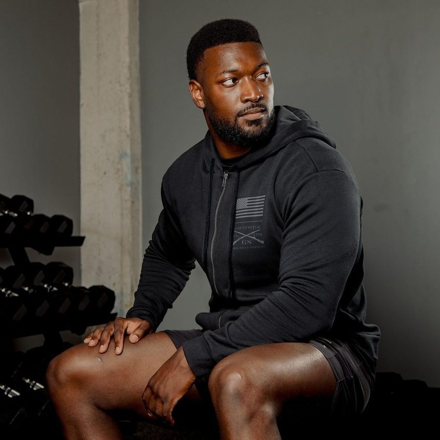 Strength Through Suffering Full-Zip Hoodie - Black