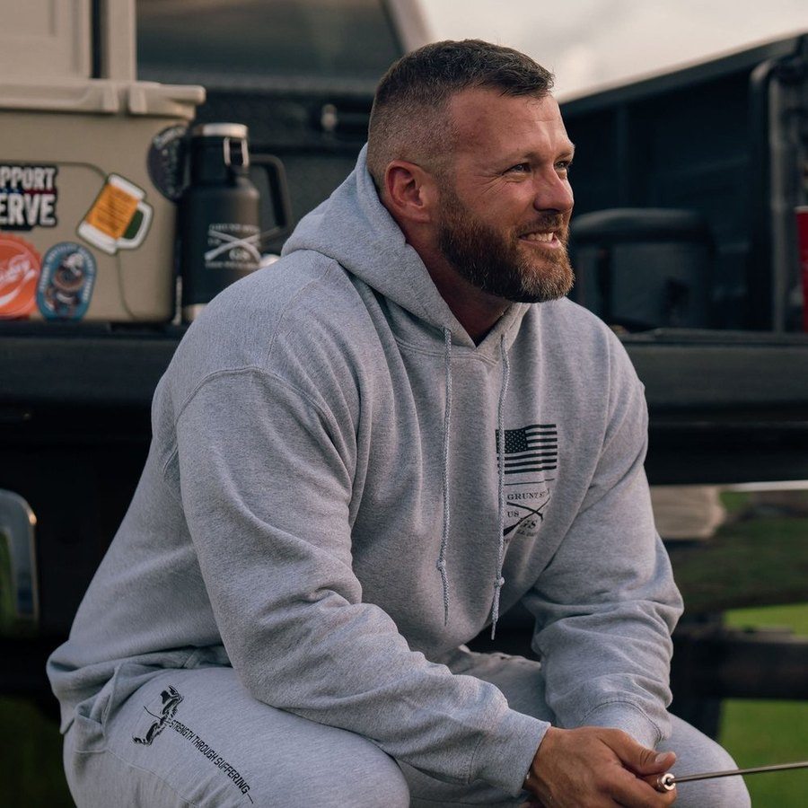 Strength Through Suffering Hoodie - Sport Gray