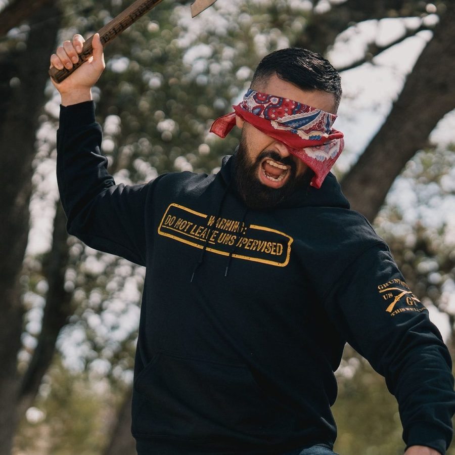 Needs Supervision Hoodie - Black