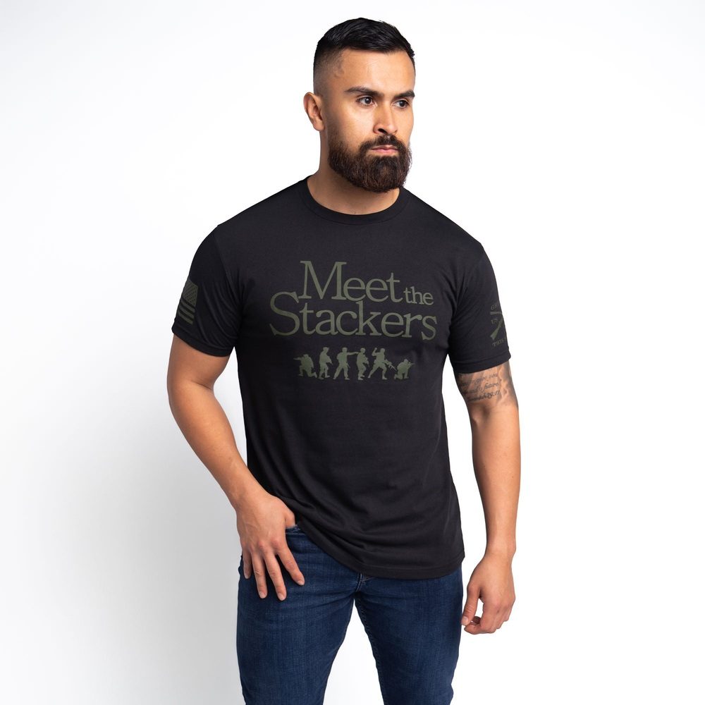 Meet The Stackers T-Shirt - Black