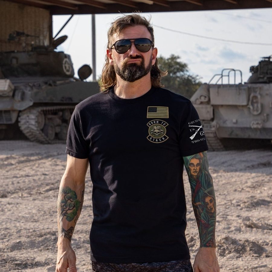 Born To Stack T-Shirt - Black