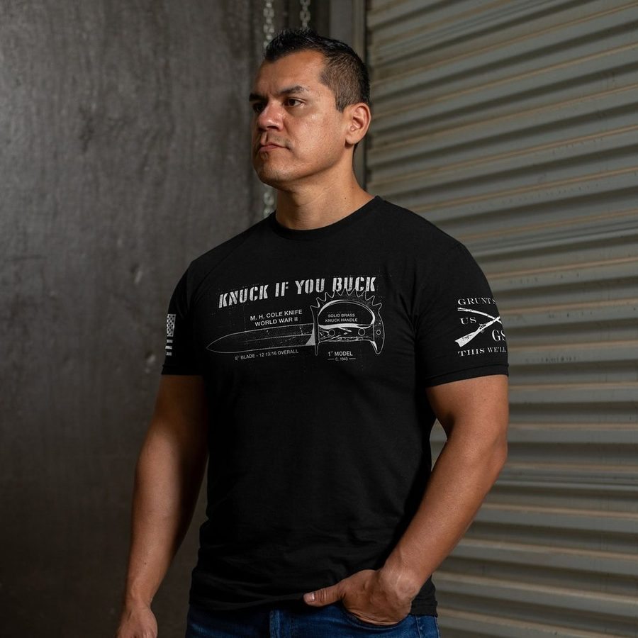 Knuck If You Buck T-Shirt - Black