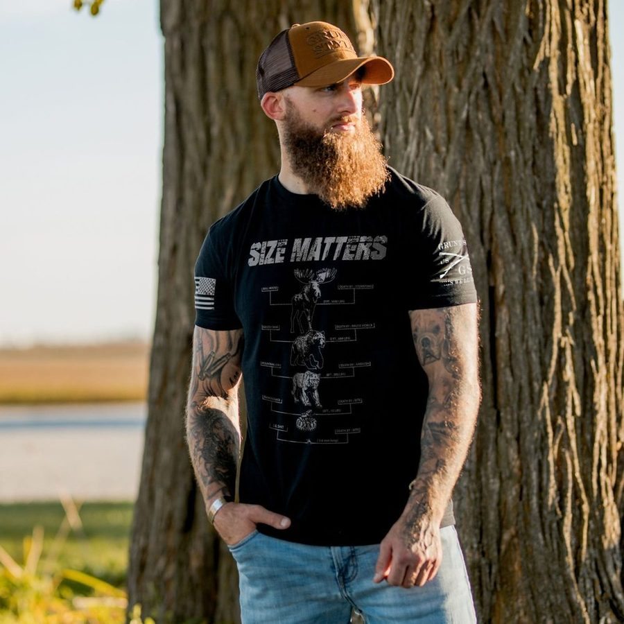 Game Size Matters T-Shirt - Black