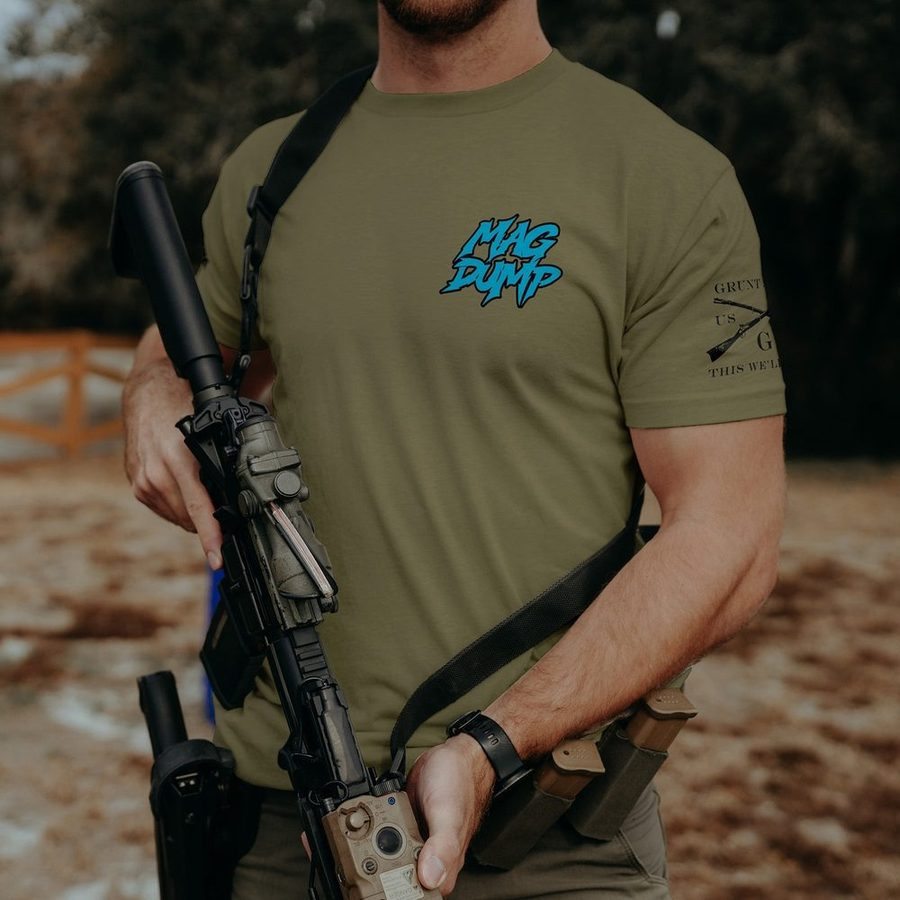 Mag Dump T-Shirt - Military Green