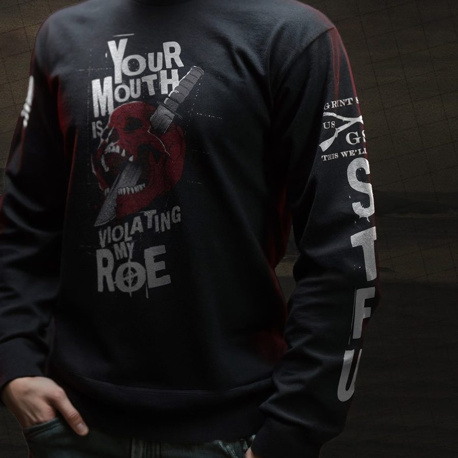 STFU Long Sleeve - Black