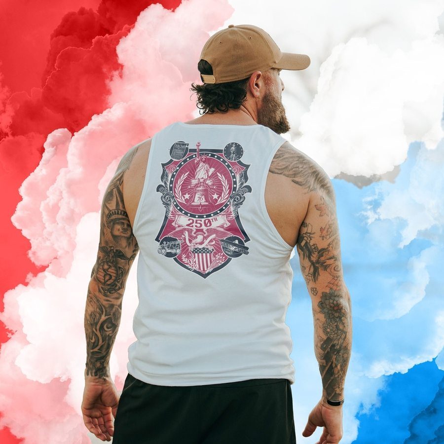 250th Commemorative Tank - White