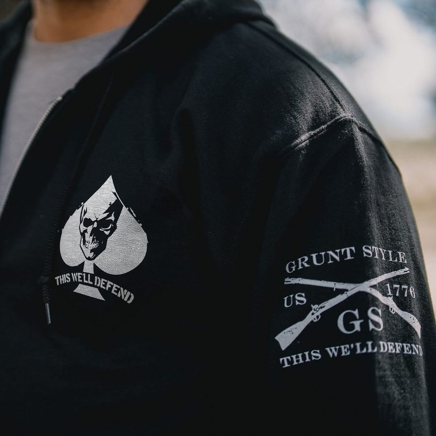 Death Dealer Full-Zip Hoodie - Black