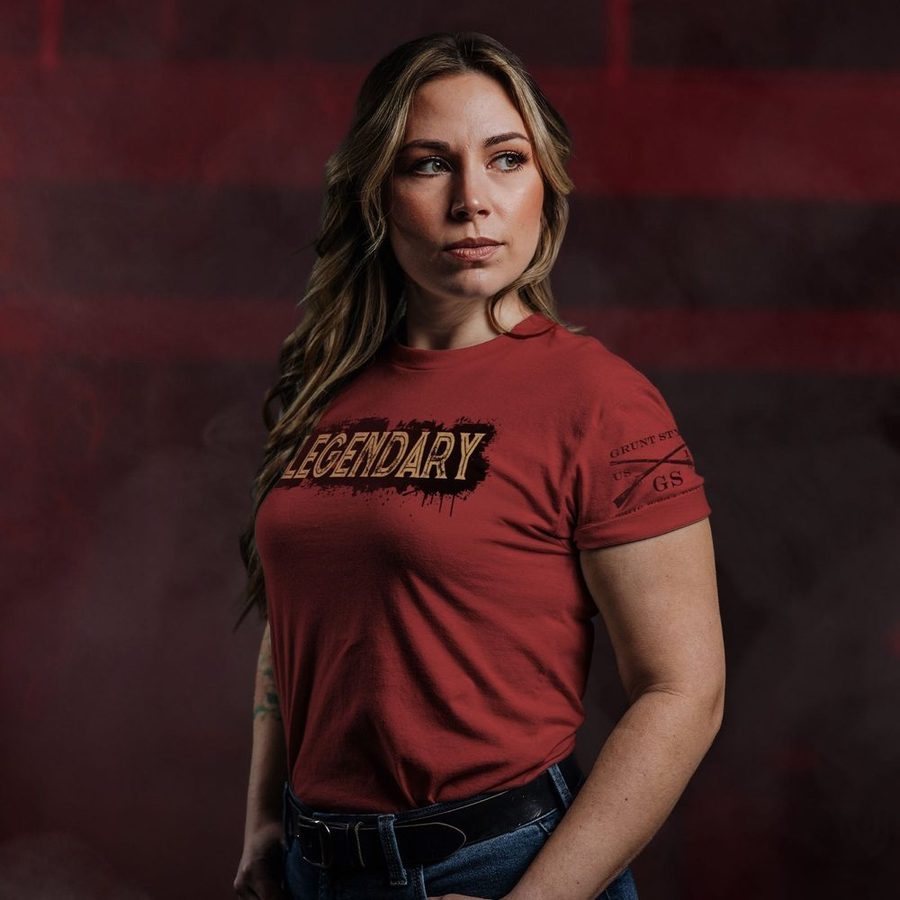 Women's Legendary Boyfriend Fit T-Shirt - Red