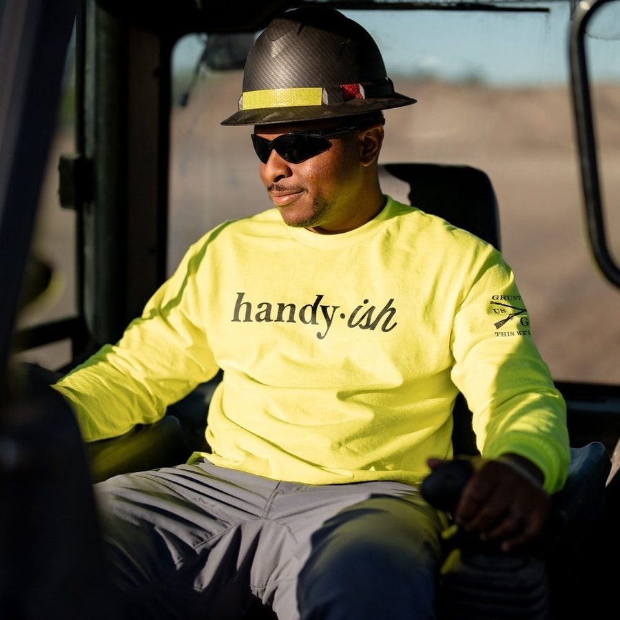 Handy Long Sleeve - Safety Green