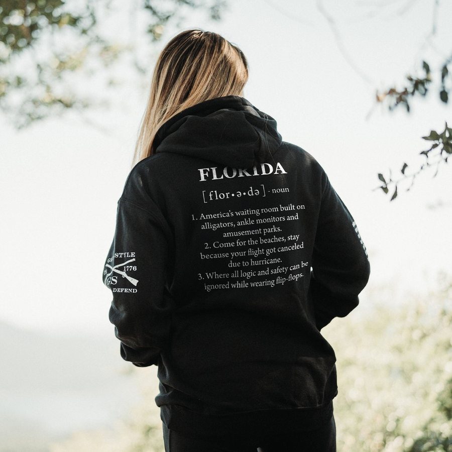 Florida Defined Hoodie - Black