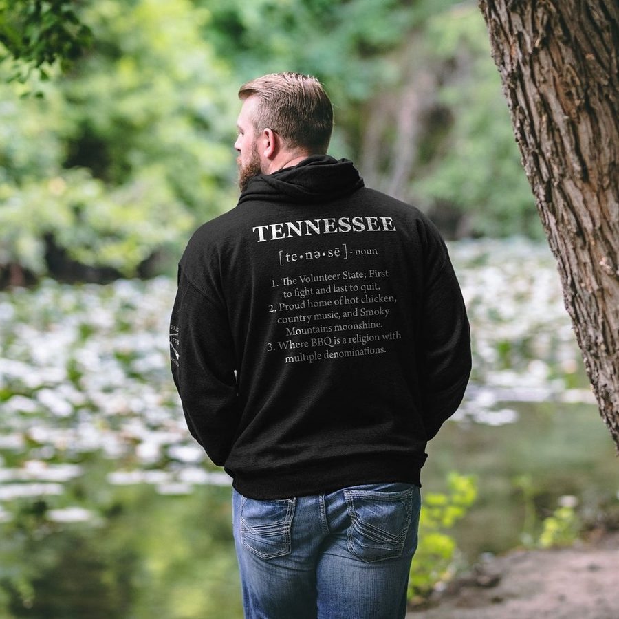Tennessee Defined Hoodie - Black