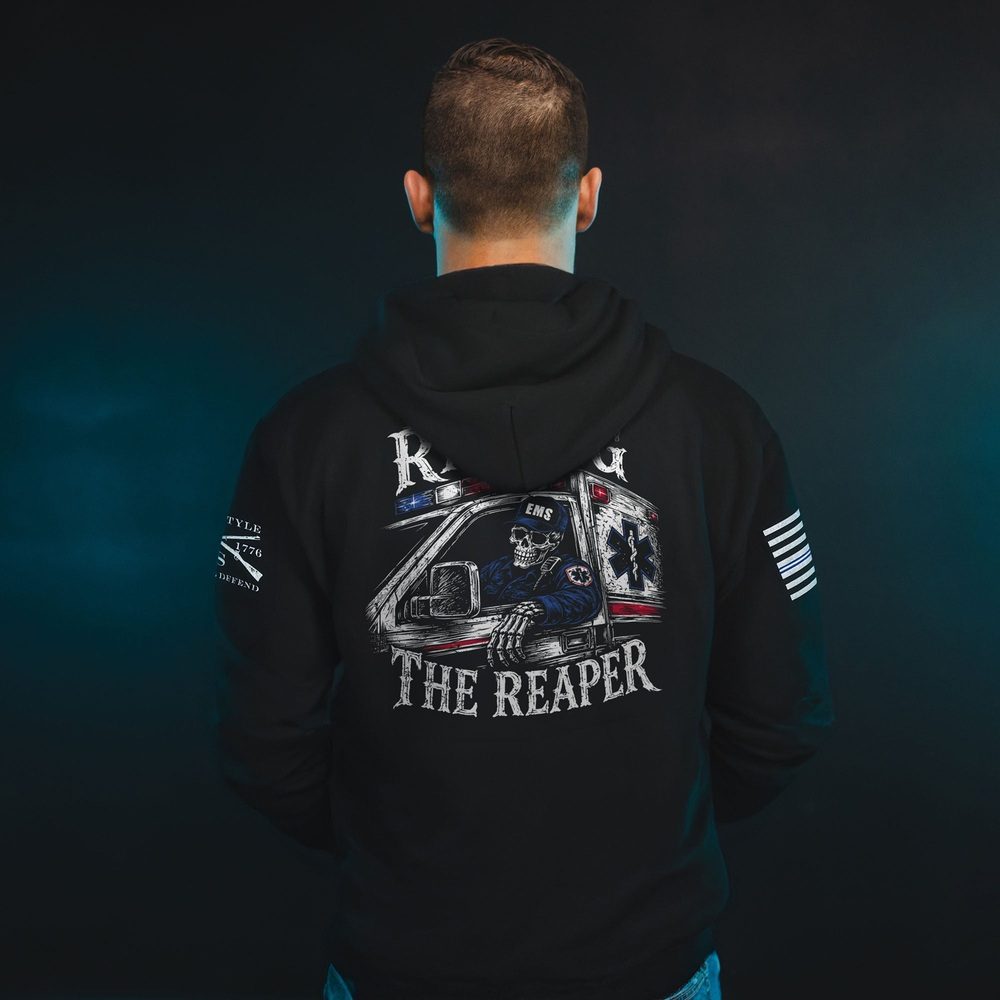 Racing The Reaper Hoodie - Black