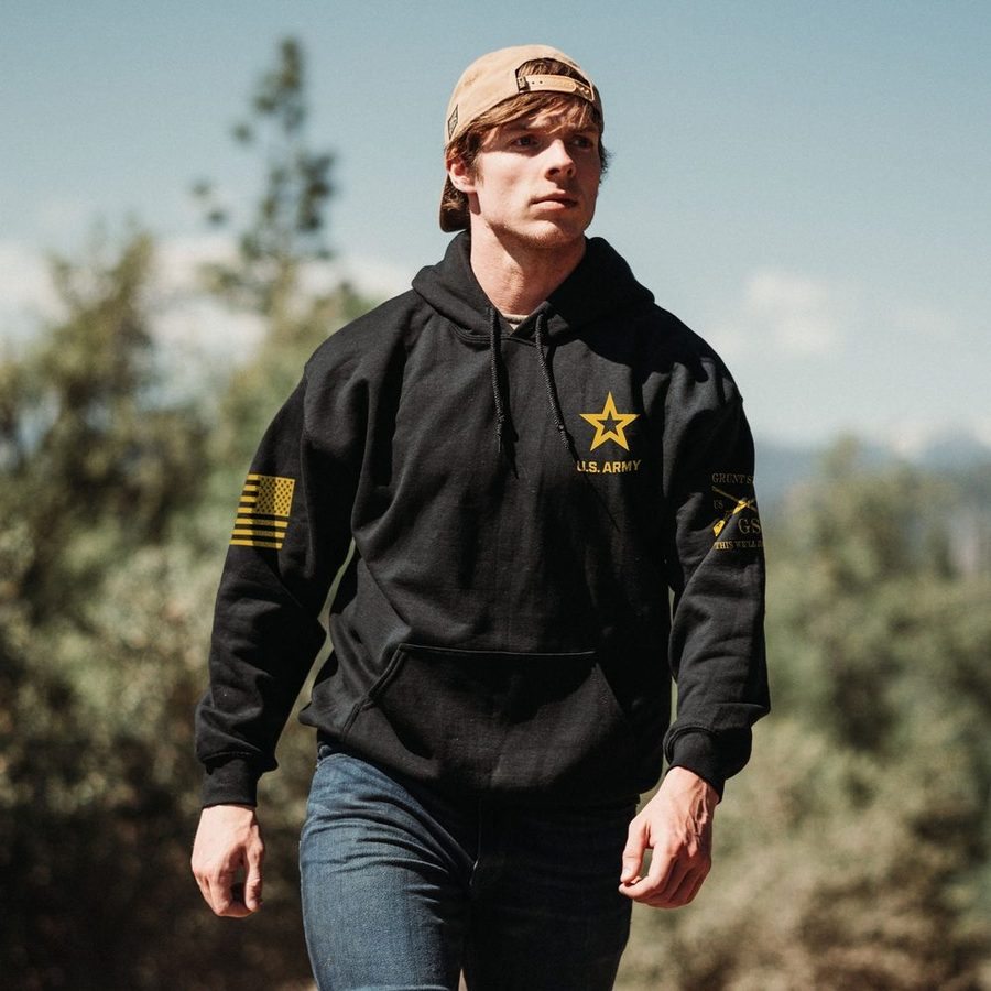 Army A-Team Hoodie - Black