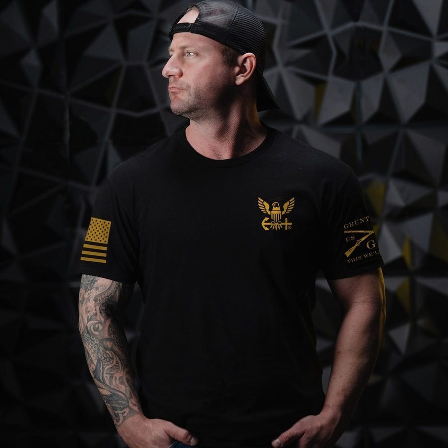 USN - Ghost Pirate T-Shirt - Black