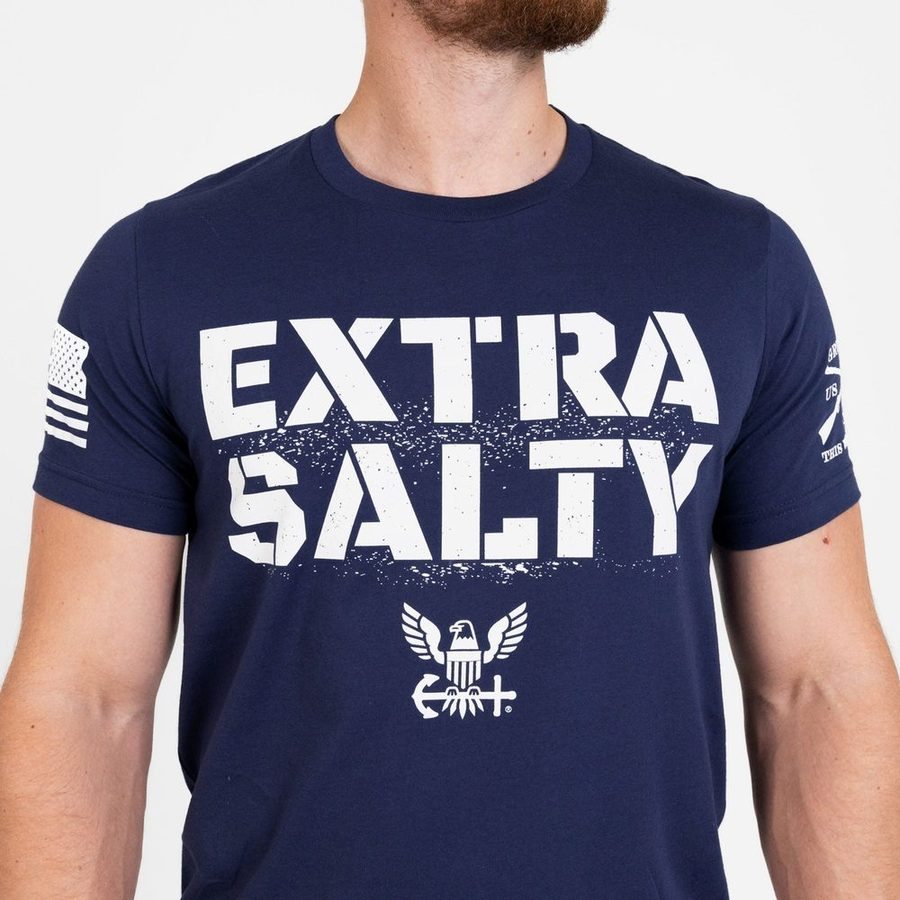 USN - Extra Salty T-Shirt - Navy