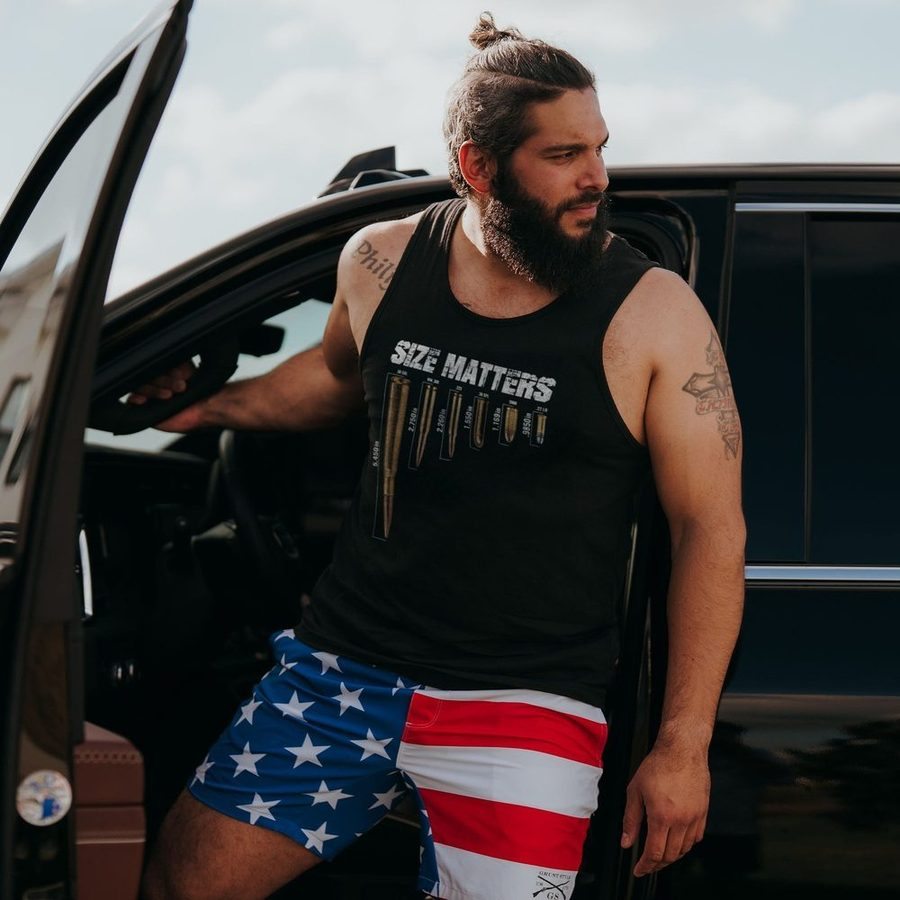 Men's Size Matters Tank - Black