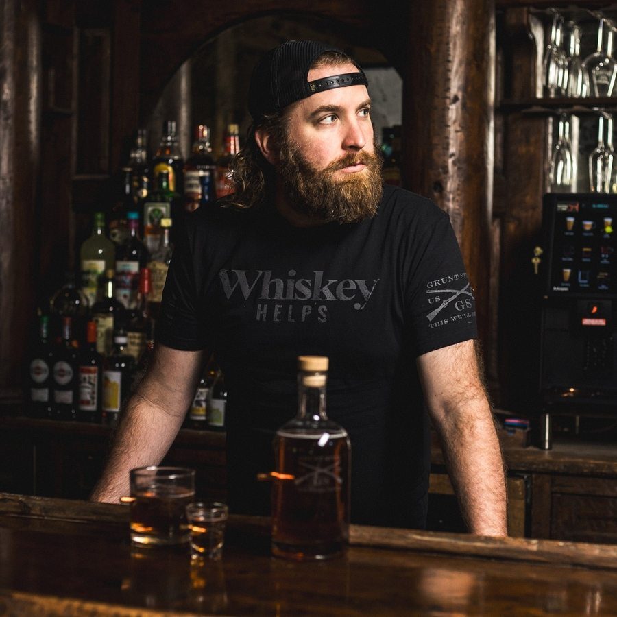 Whiskey Helps™ T-Shirt - Black