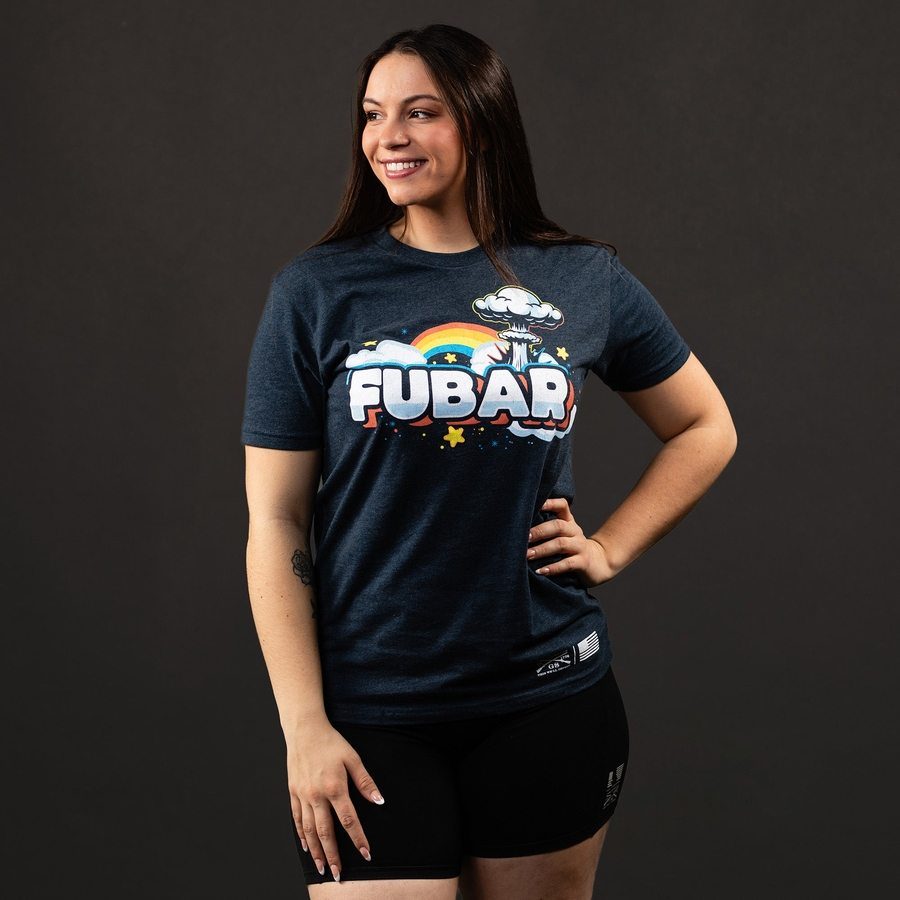 Women's FUBAR Boyfriend Fit T-Shirt - Midnight Navy
