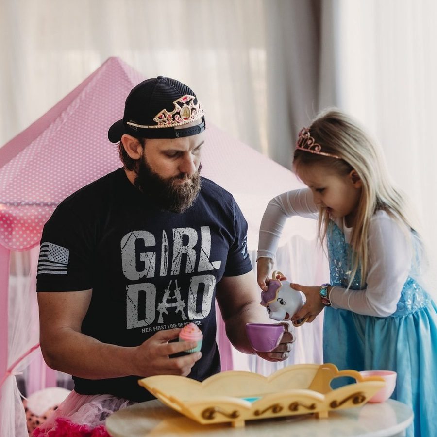 Girl Dad T-Shirt - Black