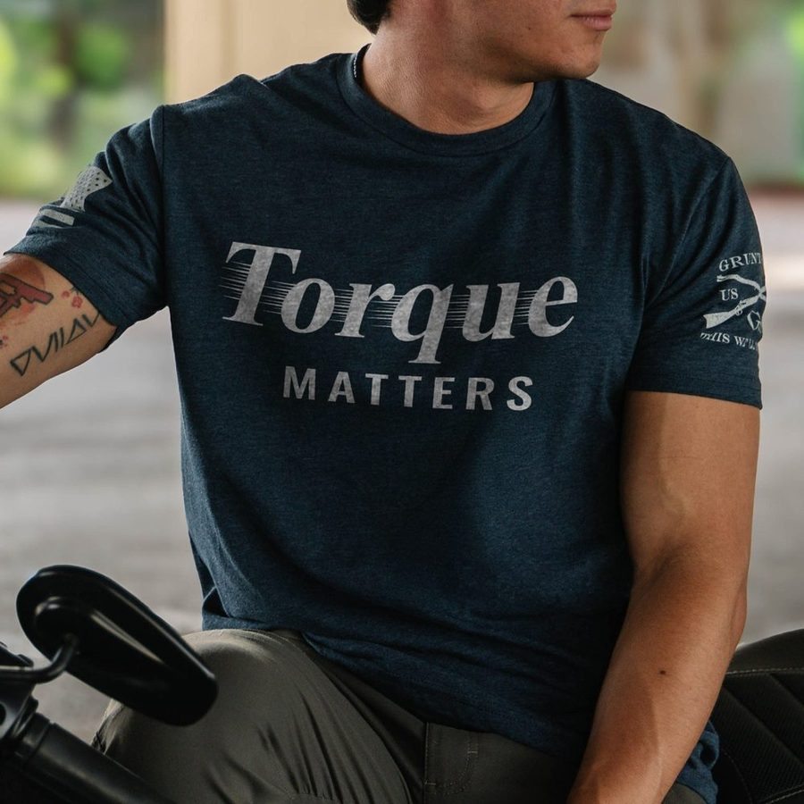 Torque Matters T-Shirt - Midnight Navy