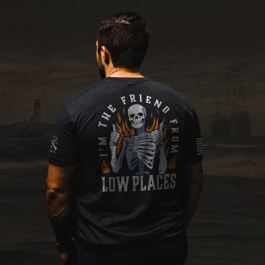 Friend From Low Places T-Shirt - Black