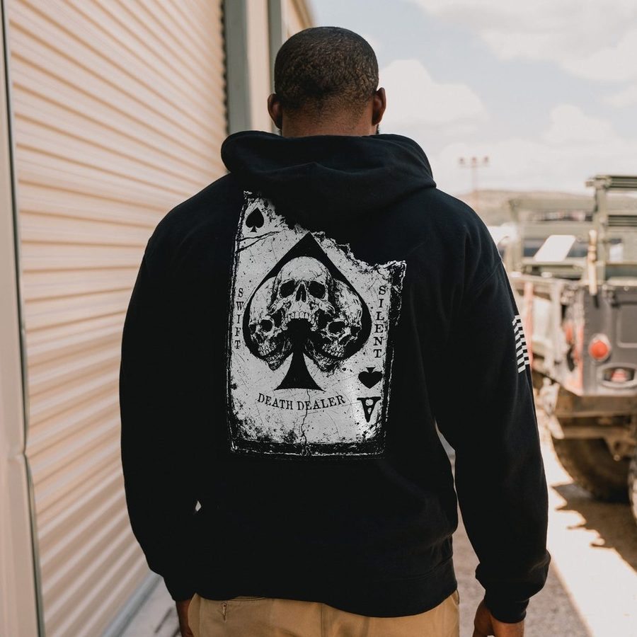 Death Dealer Full-Zip Hoodie - Black
