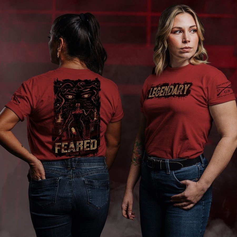 Women's Legendary Boyfriend Fit T-Shirt - Red