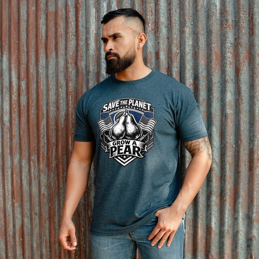 Grow A Pear T-Shirt - Midnight Navy