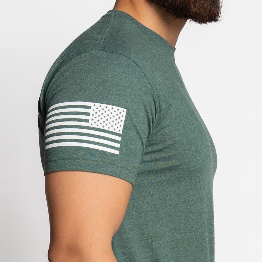 Basic T-Shirt - Heather Forest Green