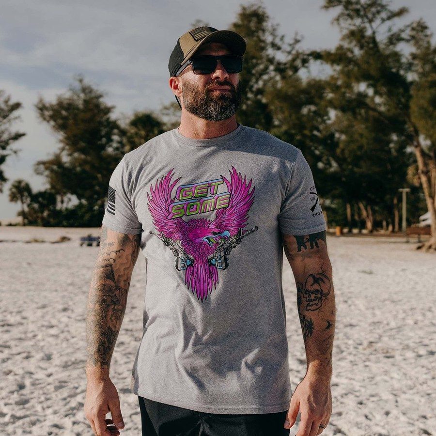 Get Some T-Shirt - Dark Heather Gray
