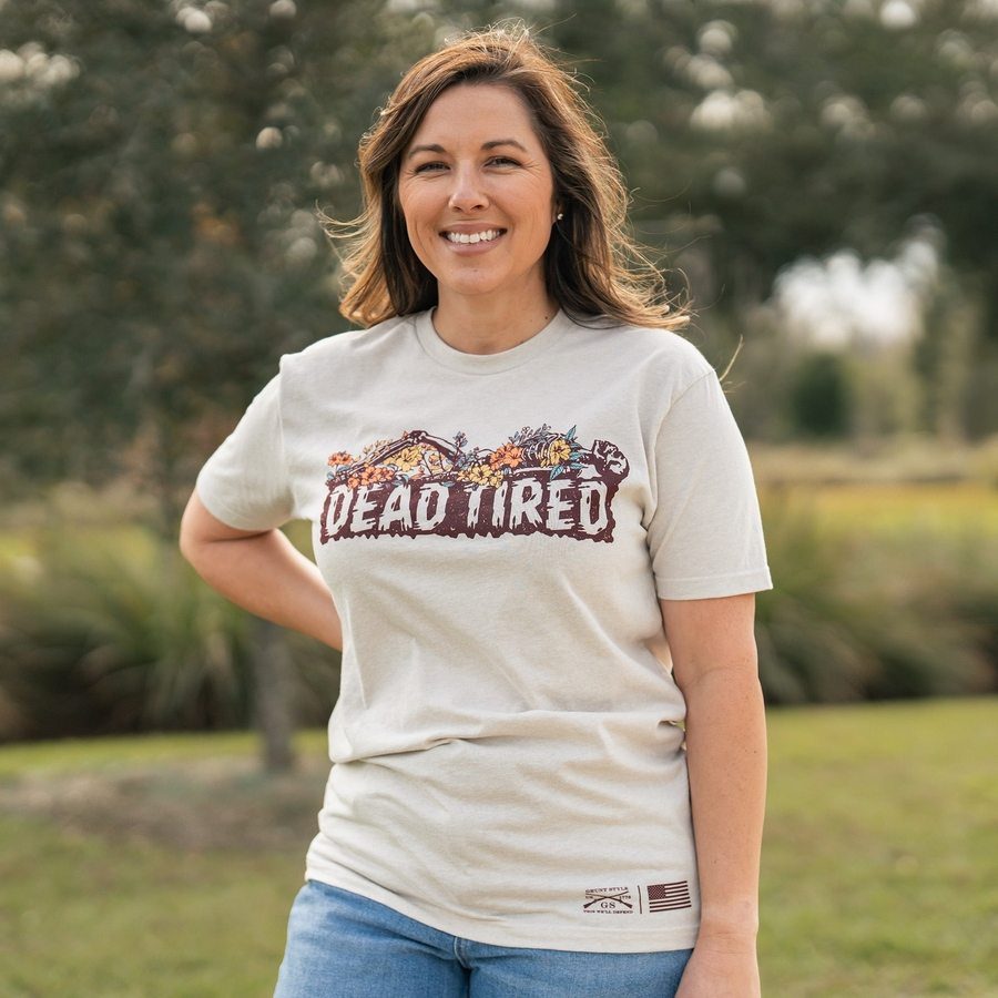 Women's Dead Tired Boyfriend Fit T-Shirt - Sand