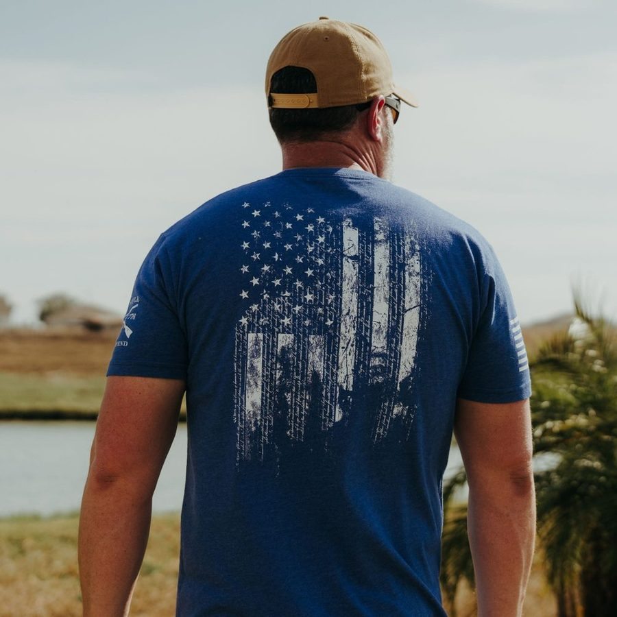 1776 Flag T-Shirt - Royal